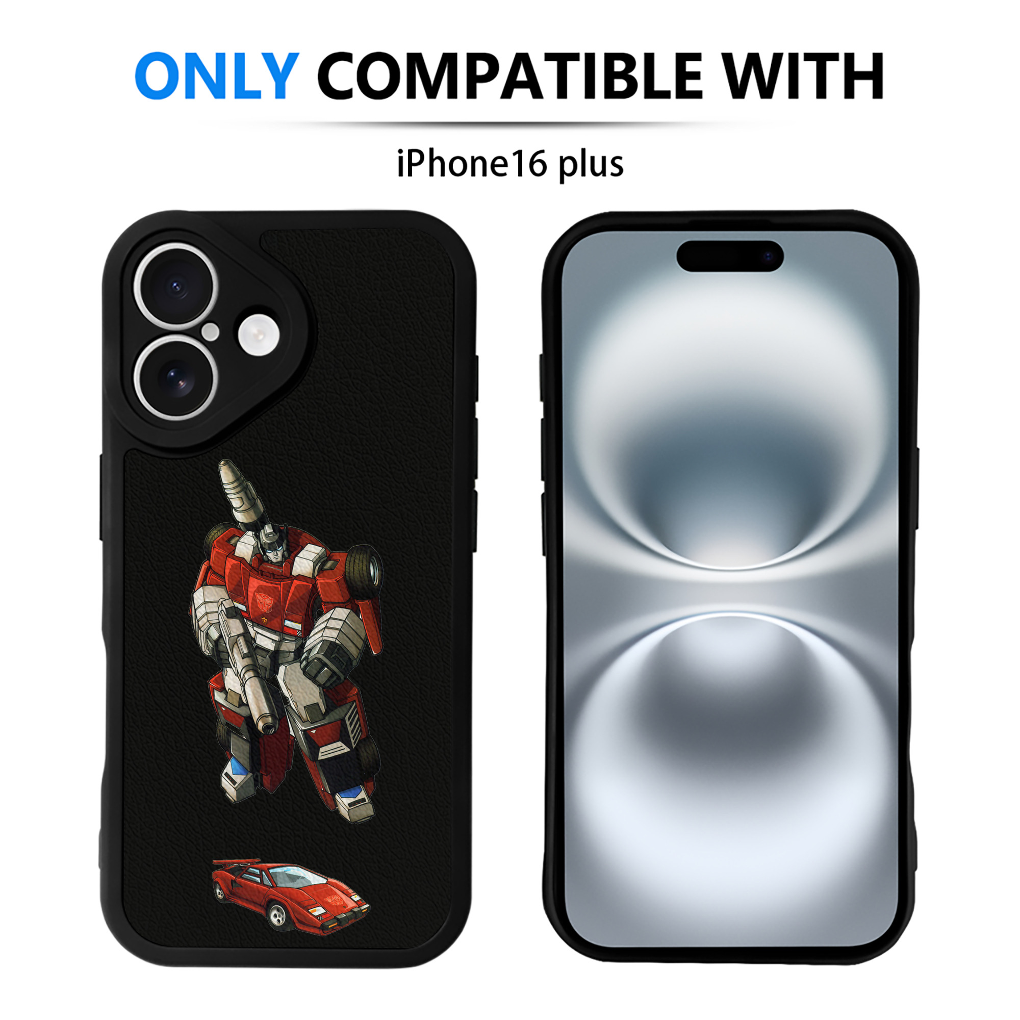（画像用）  【iPhone 16シリーズ対応】シリコンスマホケース（レザー調） 材質：シリコン